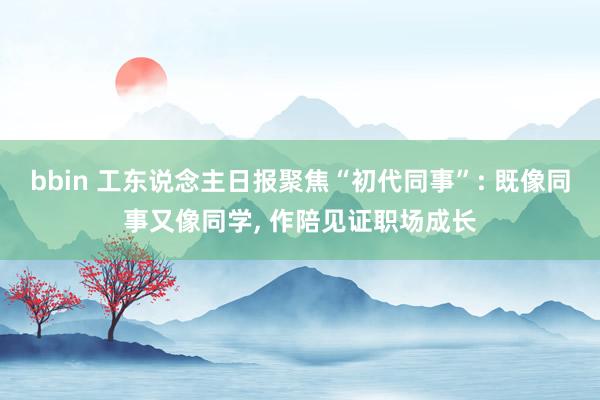 bbin 工东说念主日报聚焦“初代同事”: 既像同事又像同学, 作陪见证职场成长