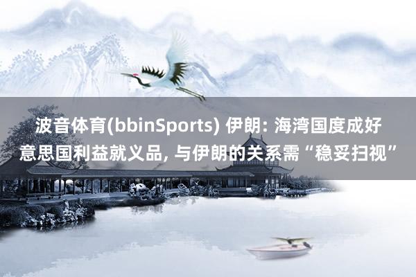 波音体育(bbinSports) 伊朗: 海湾国度成好意思国利益就义品, 与伊朗的关系需“稳妥扫视”