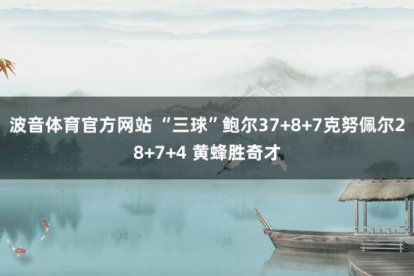波音体育官方网站 “三球”鲍尔37+8+7克努佩尔28+7+4 黄蜂胜奇才