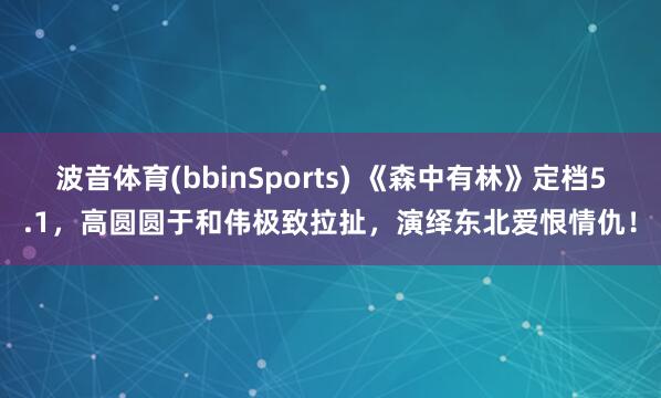 波音体育(bbinSports) 《森中有林》定档5.1，高圆圆于和伟极致拉扯，演绎东北爱恨情仇！